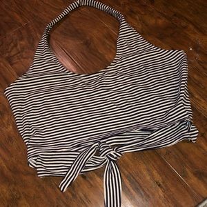 Charlotte Russe Striped Tank Top